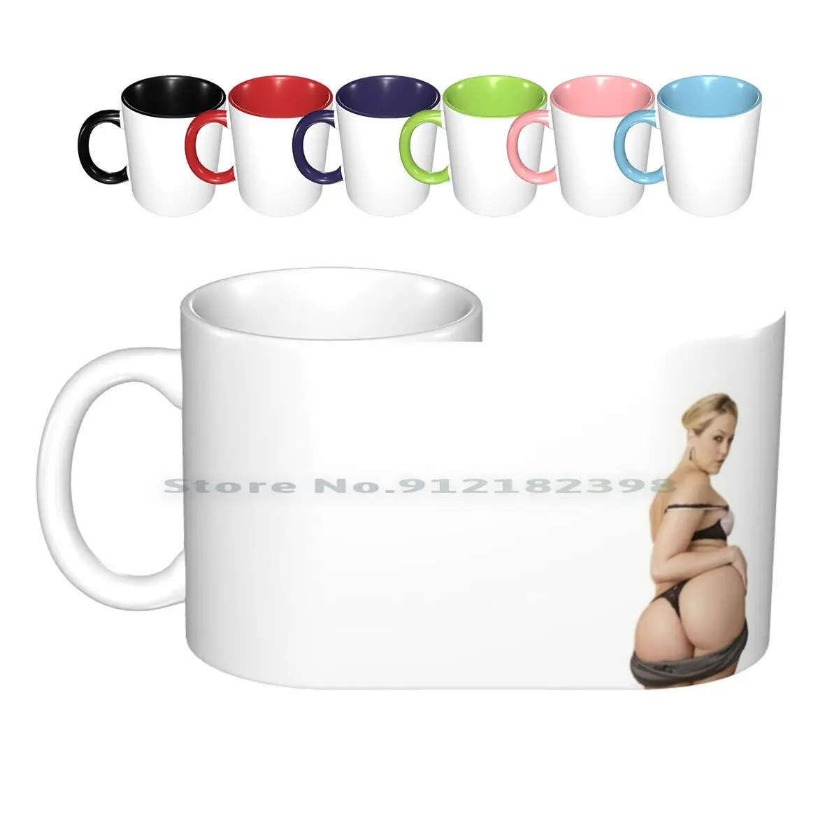 Perfect Booty Alexis Texas In Hot Erotic Lingerie Ceramic Mugs Coffee Cups Milk Tea Mug Alexis Texas Ass Alexis Texas Naughty