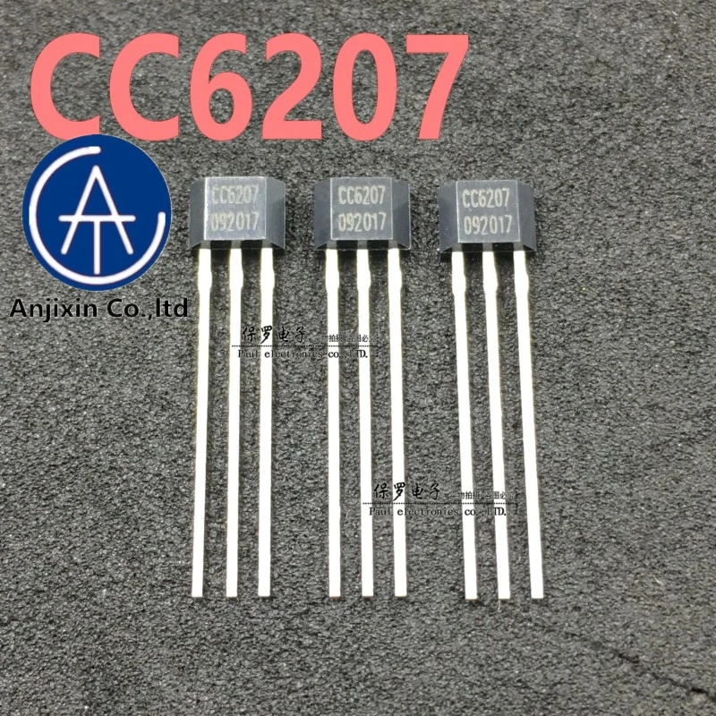 10pcs 100% orginal new CC6207TO CC6207 omnipolar micro-power Hall switch TO-92S Hall sensor real stock