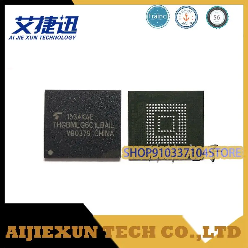 

2pcs/lot THGBMLG6C1LBAIL 153BGA 8G memory IC chips new and origianl