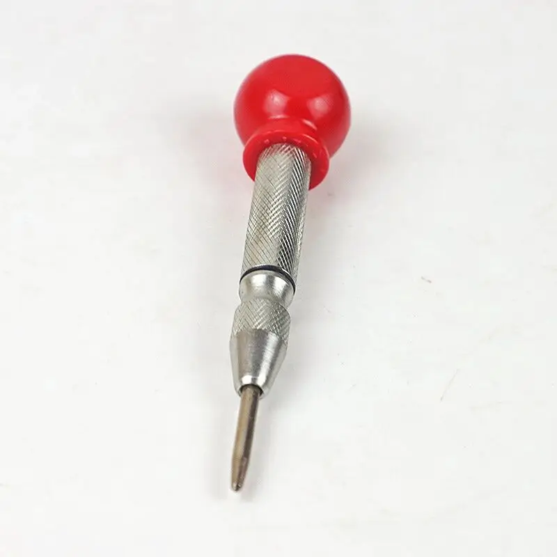 New Automatic Center Punch Spring Loaded Marking Hole Carbon Steel Body Gold Color/Silver Color Optional