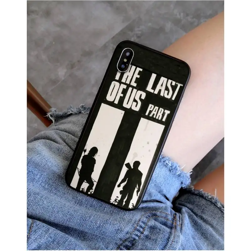 MaiYaCa The Last Of Us game Video games Black Soft Phone Case Cover for iPhone 11 pro XS MAX 8 7 6 6S Plus X 5 5S SE XR SE2020