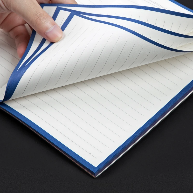 Kintrees-دفتر جلدي A5 بسيط ، سميك ، رائع ، للطلاب الجامعيين