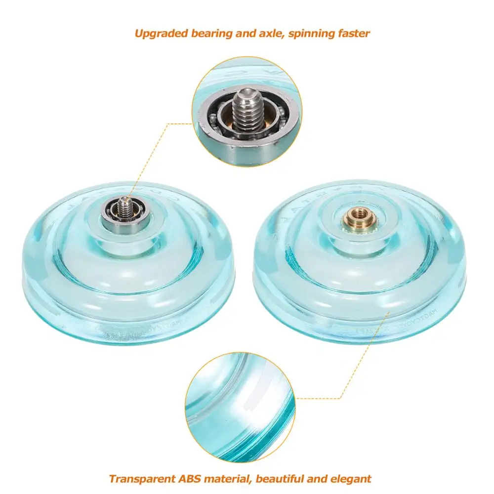 MagicYoyo K2P Responsive 3 Colors Yoyos Yoyo Professional for Kids Beginner Yoyo Narrow Bearing Steel Axle ABS Body Looping Play