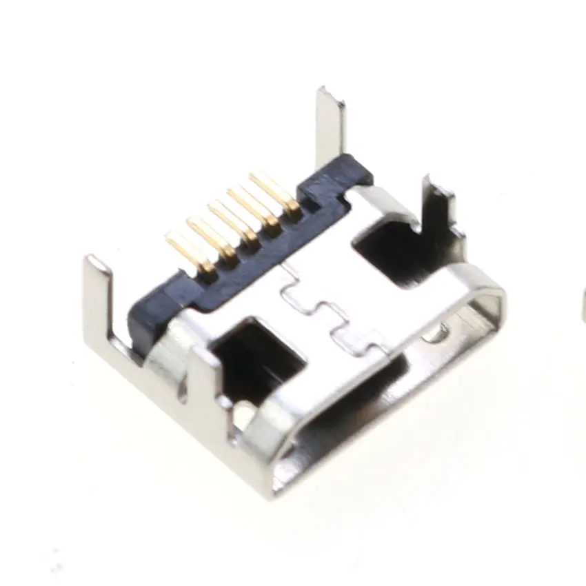 Cltgxdd 2/5/10pcs Micro USB Jack 5 Pin Female Socket Connector Charging Port SMD 4 Legs 90 Degree - Image 2