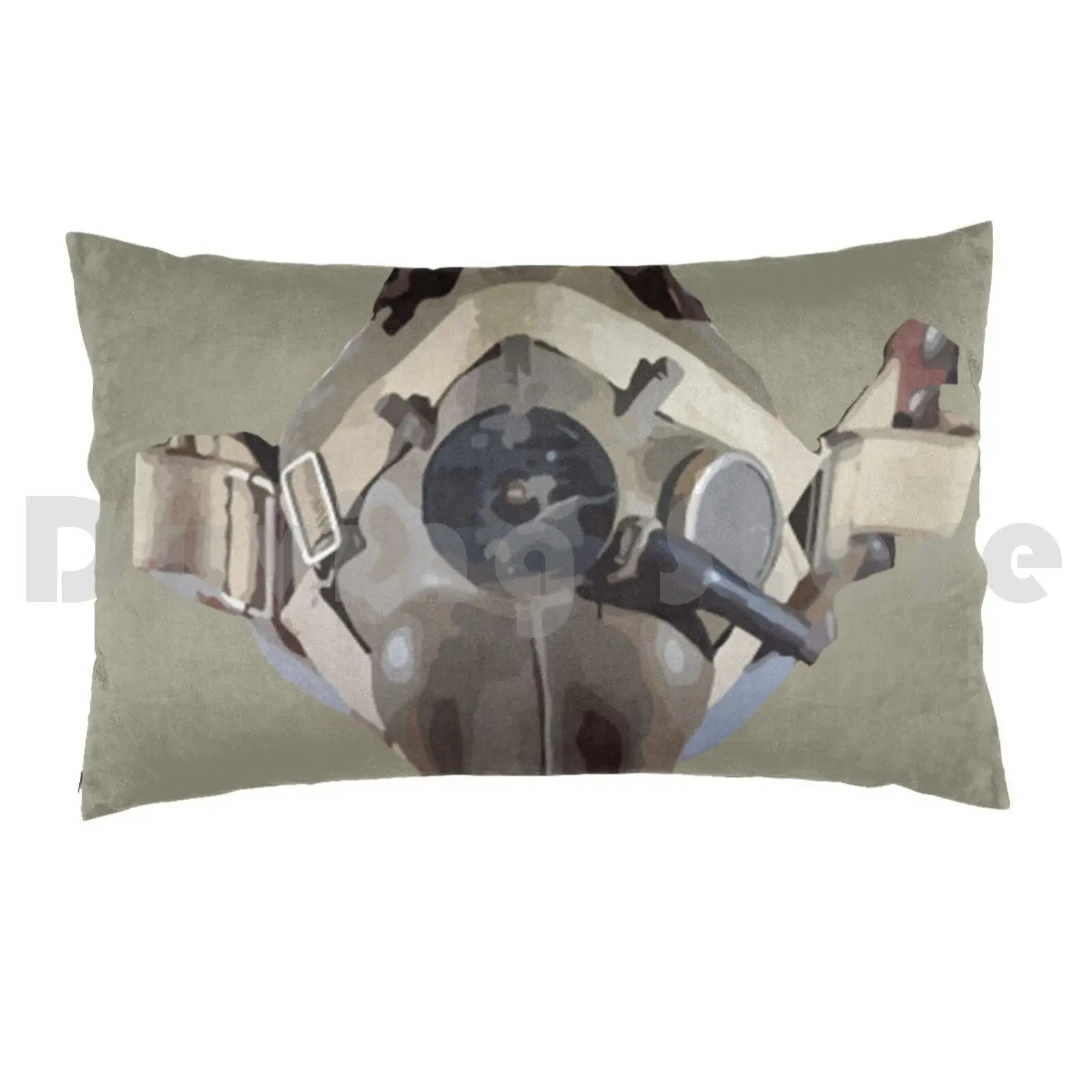 Wwii Pilot Pillow Case Printed 35x50 Fighter Pilot Pilot Air Force Ww2 Ace Military Pilot