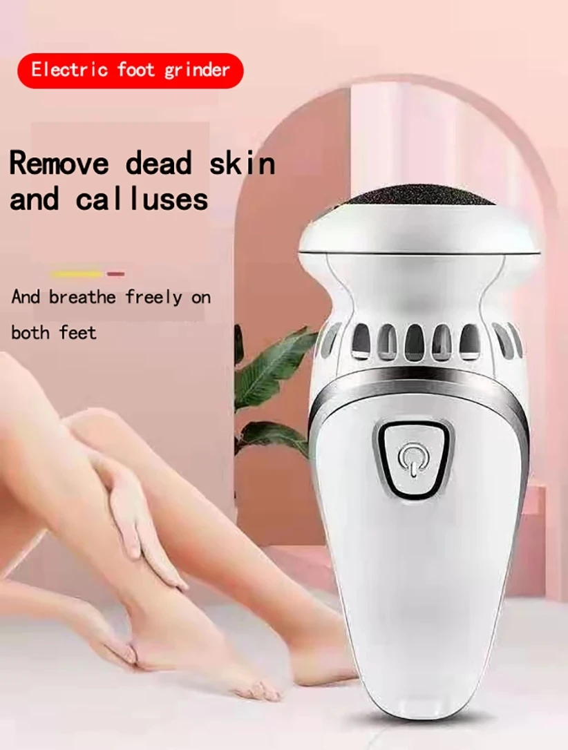 2021 Foot Grinding Machine Smooth Feet Hard Cracked Skin Trimmer Pedicure Device Rechargable Callus Remover Foot File Grinder