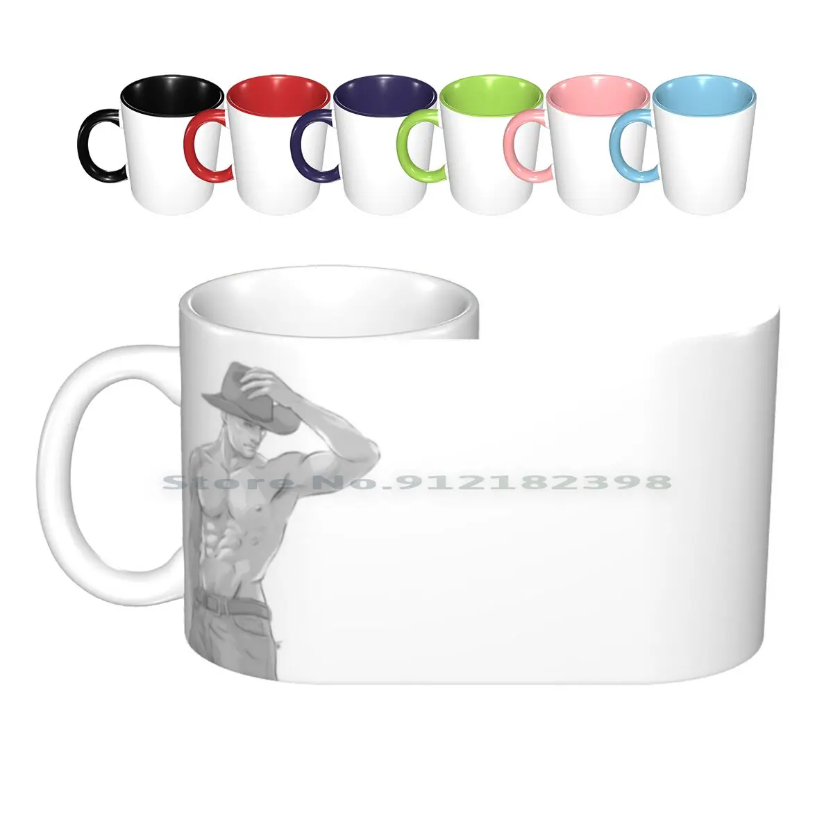 Cowboy!cullen Ceramic Mugs Coffee Cups Milk Tea Mug Cullen Commander Cullen Dragon Age Inquisition Cowboy Dragon Age Creative