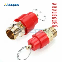 1/3/4/5/6/7/8/10/12KG Air Compressor Safety Release Relief Valve Connector Air Gas Pressure Regulator 1/4'' For Pressure Piping