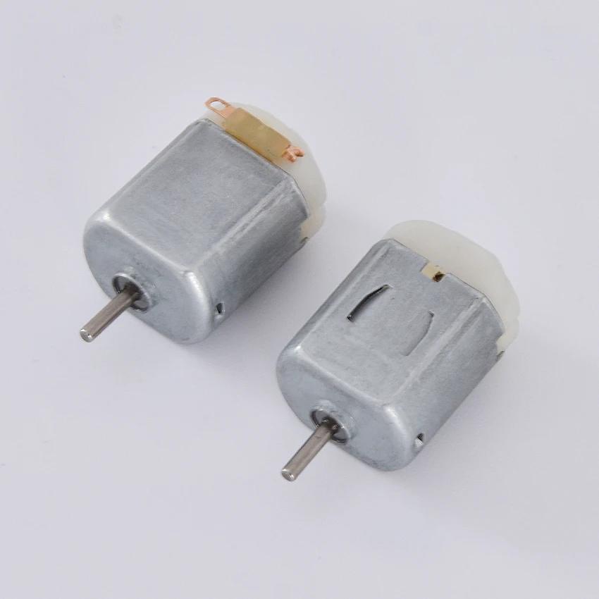 

200 PCS/ Set New Arrival 130 Small DC Motor 1 to 6V Miniature Motor Four-wheel Drive Motor Small Motor 17000-18000 RPM 0.35-0.4A