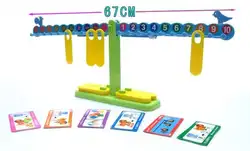 Digital Puzzle Mathematical Balance Desktop Game Early Teaching Mathematics Toys Arithmetic Balance Teaching Aids 2021