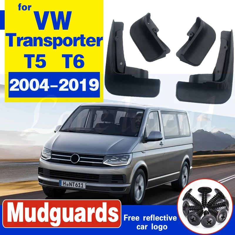 Mudflap For Volkswagen VW Transporter T5 T6 Caravelle Multivan 2004~2019 Car Fender Mud Guard Splash Flaps Mudguards