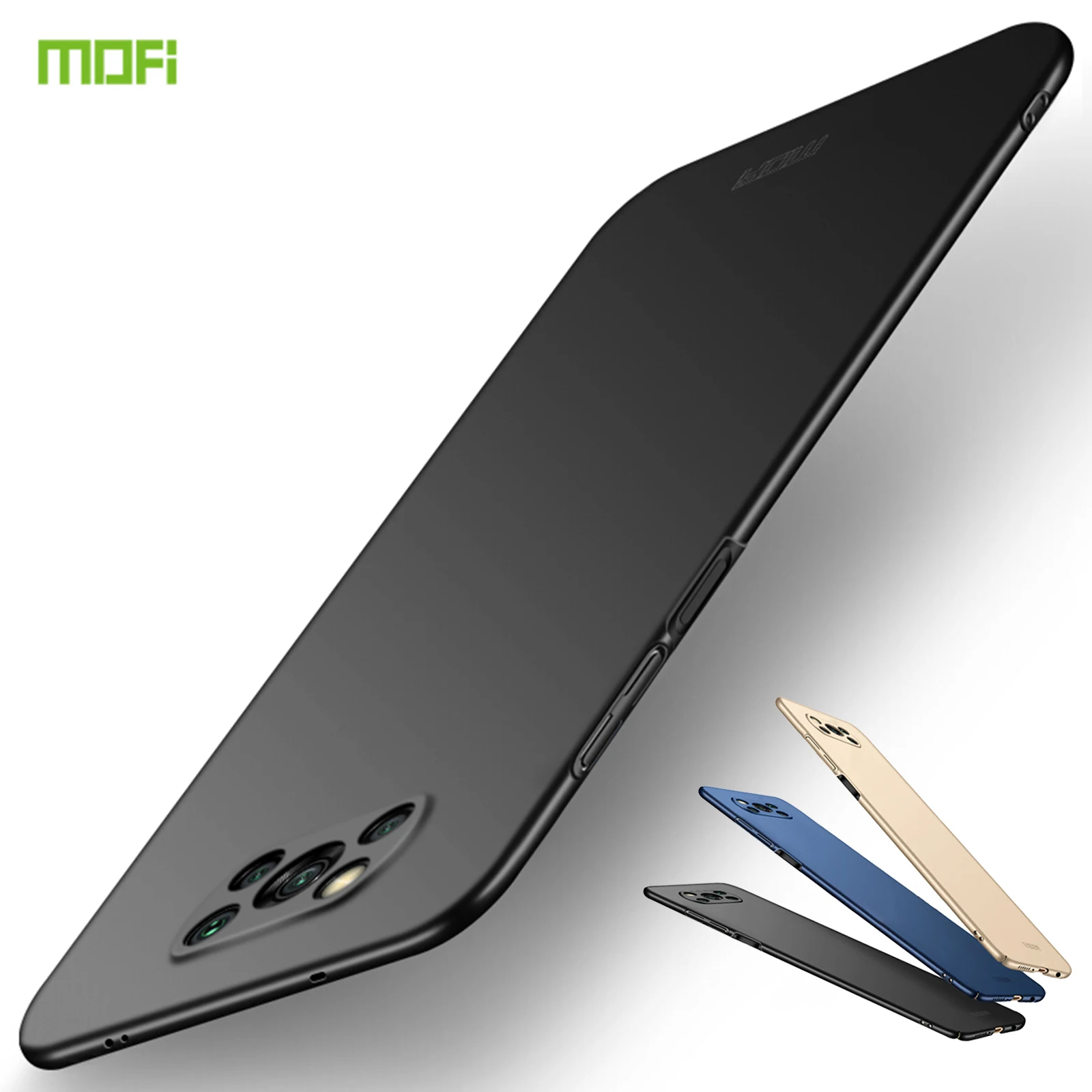 MOFi For Xiaomi POCO X3 NFC Case Cover Ultra Thin PC Shell For Mi Pro 9T K20 9A 9C Funda Capa Protector чехол