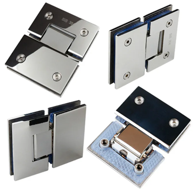 Stainless steel glass clamp,connector,shower room folder,glass door hinge,stainless steel hinge(XYGL-20),180 degrees