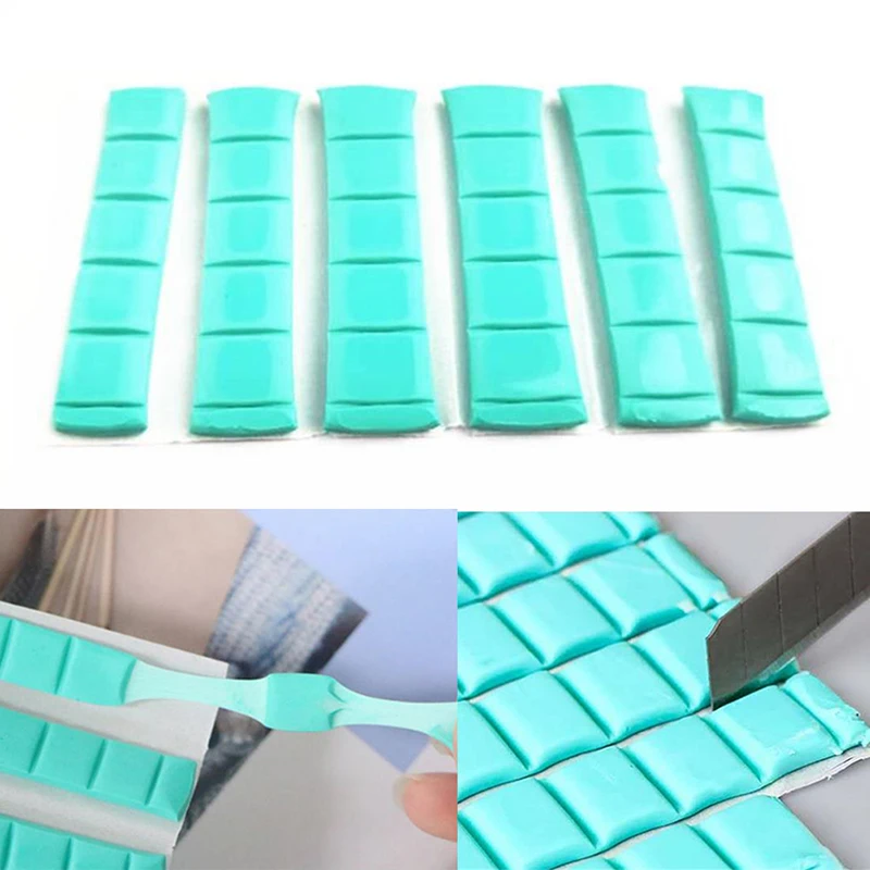 30pcs Fixing Clay Stick Removable Glue Clay Mud For Nails Tips Holder Multi-Purpose Fixator Clay Reusable Plasticine