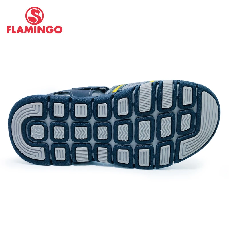 FLAMINGO-Sandálias pequenas Hook and Loop para crianças, cor mista, sapato casual para meninos, ao ar livre, tamanhos 27 a 33, 201S-HL-1739, 1740, verão