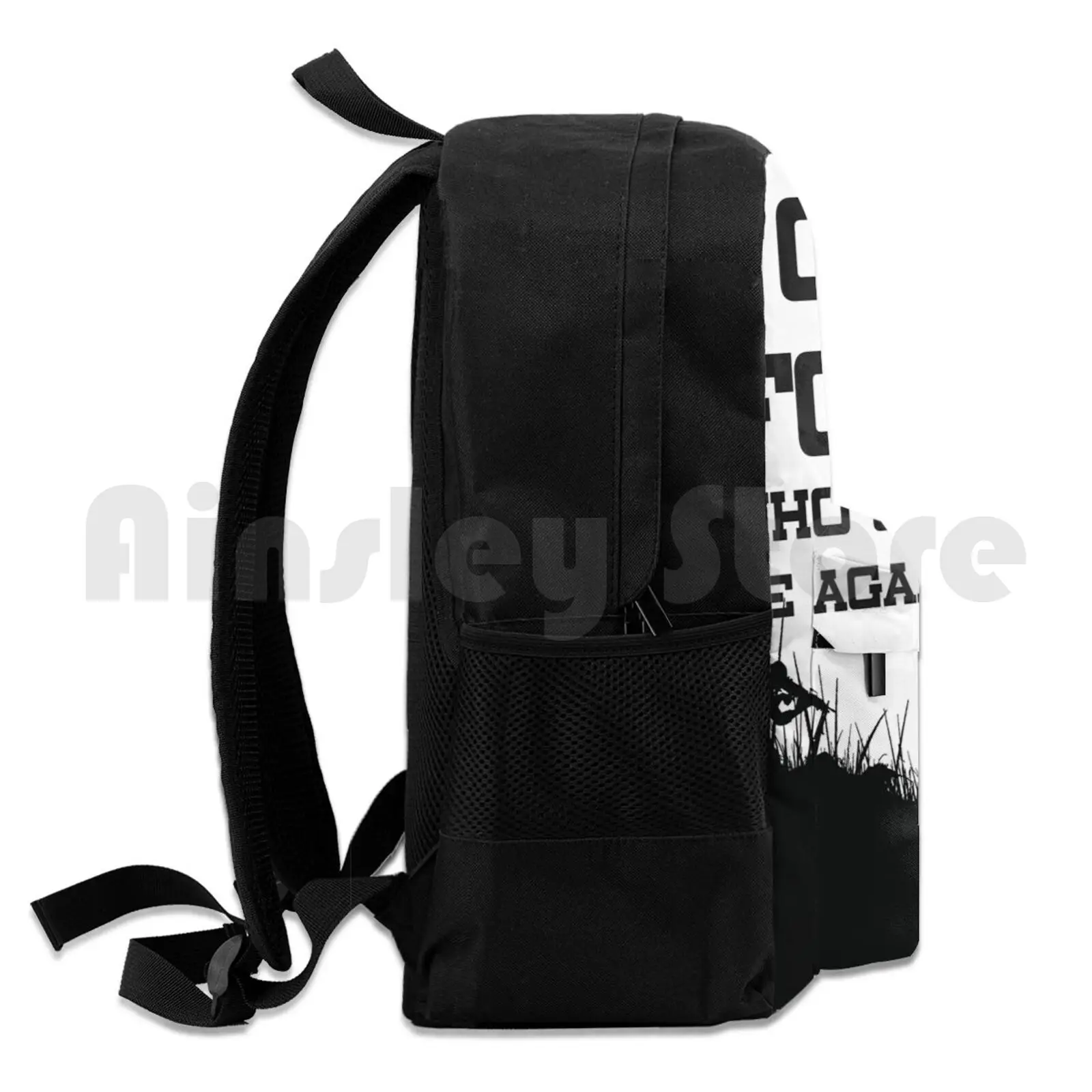 ซูเปอร์ฮีโร่กระเป๋าเป้สะพายหลังเดินป่ากลางแจ้งกันน้ํา Camping Travel ซูเปอร์ฮีโร่พระเจ้า I Am Creator Strength กลัวความกล้าหาญ Big Bible Art