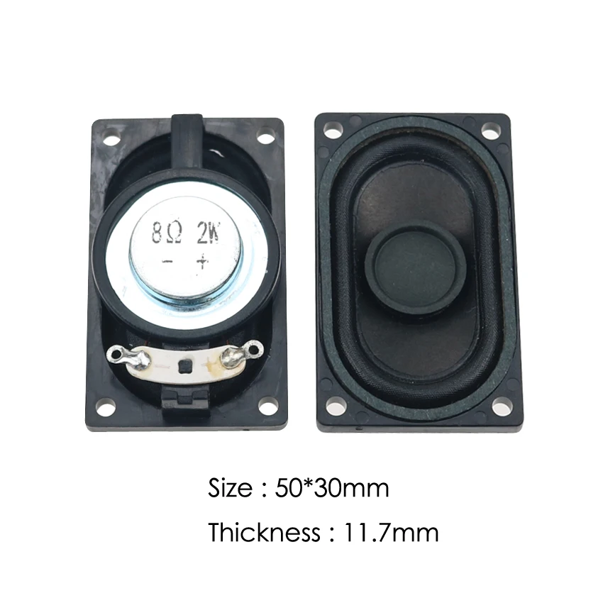 Yuxi-スピーカーフォン,1ピース,スピーカーフォン2 w 4r 8r 4020 3520 5030,ラウドスピーカー4 8オーム2ワット50x30 35x20 40x20mm,厚さ5mm 5.4mm