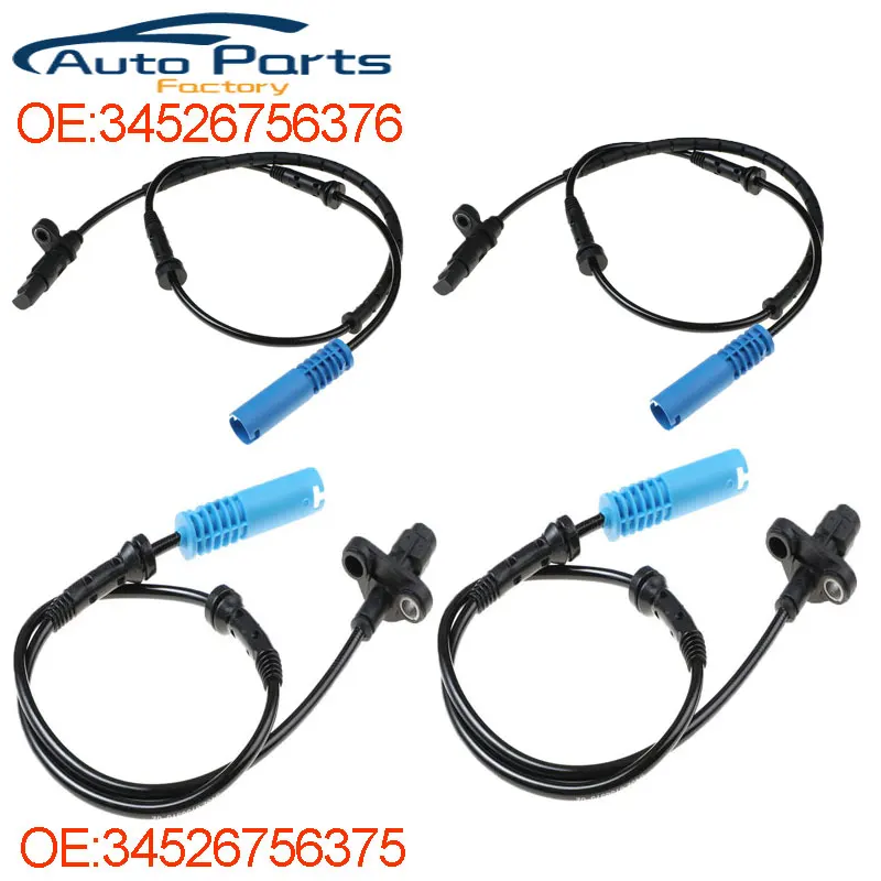 

New Front Rear Left Right ABS Wheel Speed Sensor For BMW E39 525 528 540 34526756375 34526756376