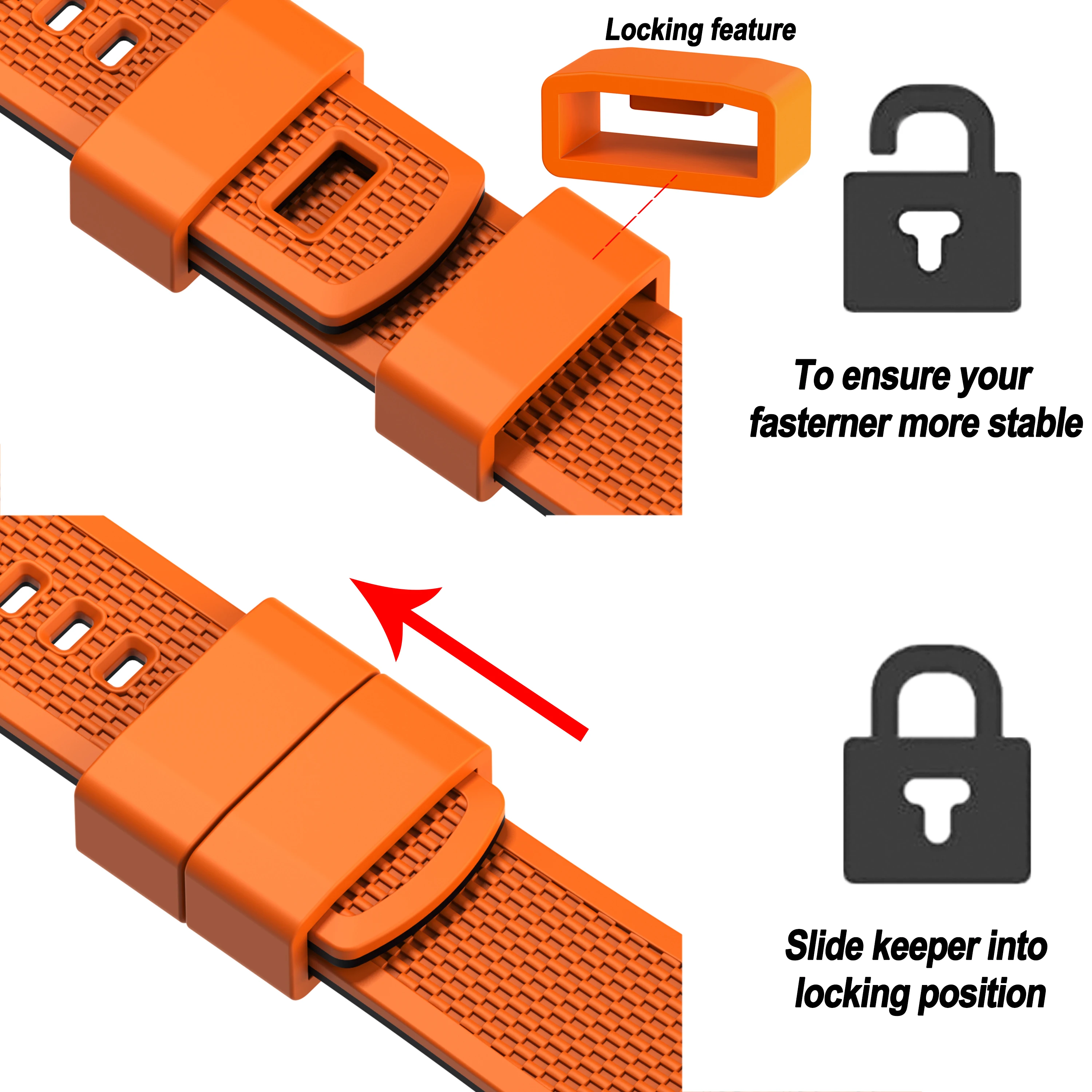Hemsut Silicone Smart Watch Bands, 18mm 20mm 22mm Quick Release Rubber Watch Strap for Man Women Soft Replacement