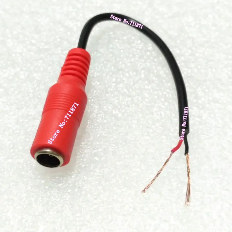 5,5 2,1 Positive negative 2Pin Schweißbar Power Kabel 2P DC Power kabel Linie Adapter 2Pin DC Power Linie kabel DC Power stecker