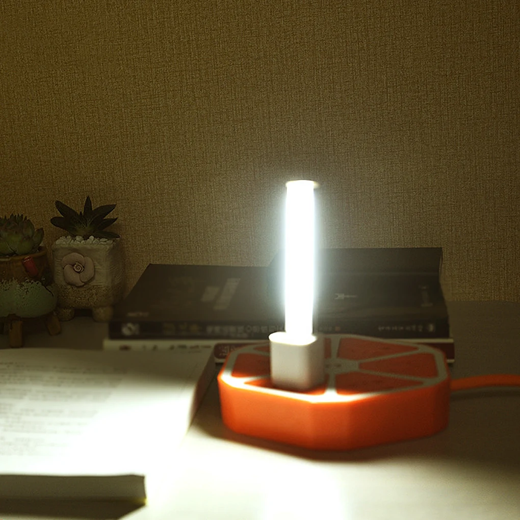 Computer Light USB LED Book Reading Lamp Energy-saving Portable Camping Laptop Light, White Light