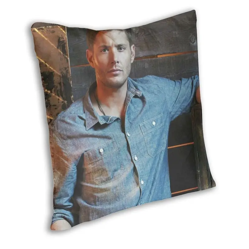 Custom Supernatural TV Show Pillow Case Decoration 3D Double Side Printing Dean Winchester Cushion Cover for Sofa