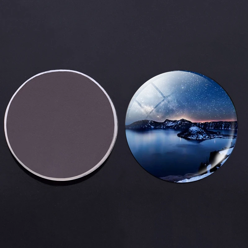 Aurora Luminous Refrigerator Stickers Glass Cabochon Cute Fridge Magnets Glow in the Dark Home Decor New 30MM