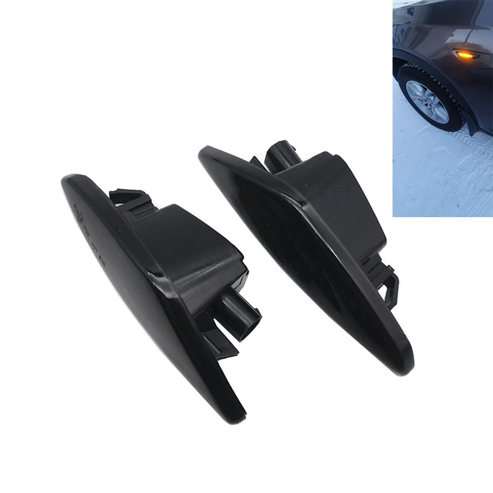 

2Pcs LED Side Marker Turn Signal Light Blinker For BMW X3 X5 X6 E70 E71 2008-2014 E72 F25 Accessories