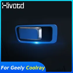 For Geely Coolray SX11 BelGee X50 2024 Accessories Car Glove Storage Box Handle Sticker Trim Interior Decoration Car Styling