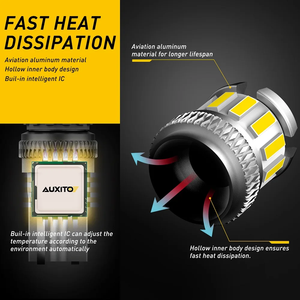 AUXITO 2x T15 W16W T16 T10 W5W LED Canbus światła samochodowe dla Alfa Romeo 159 147 156 5 Giulietta Mito GT 166 Brera Gtv 164 pająk 2 — zdjęcie 3