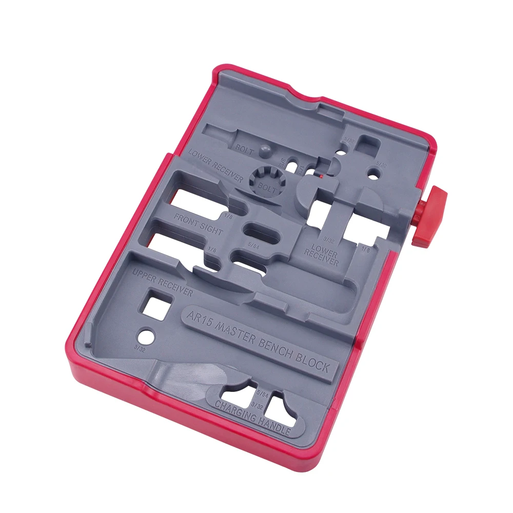 AR-15 Master Bench Block Ultra-Tough Construction AR-15 Repair Tools Bench With 4 Magnet Sturdy Non-slip Surface