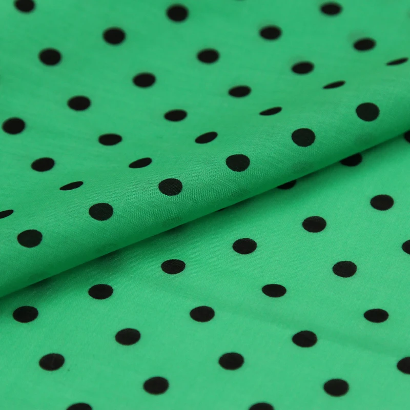 Pink yellow green blue polka dots print silk cotton blended fabric,SCT648,SCT649,SCT650,SCT651,SCT652