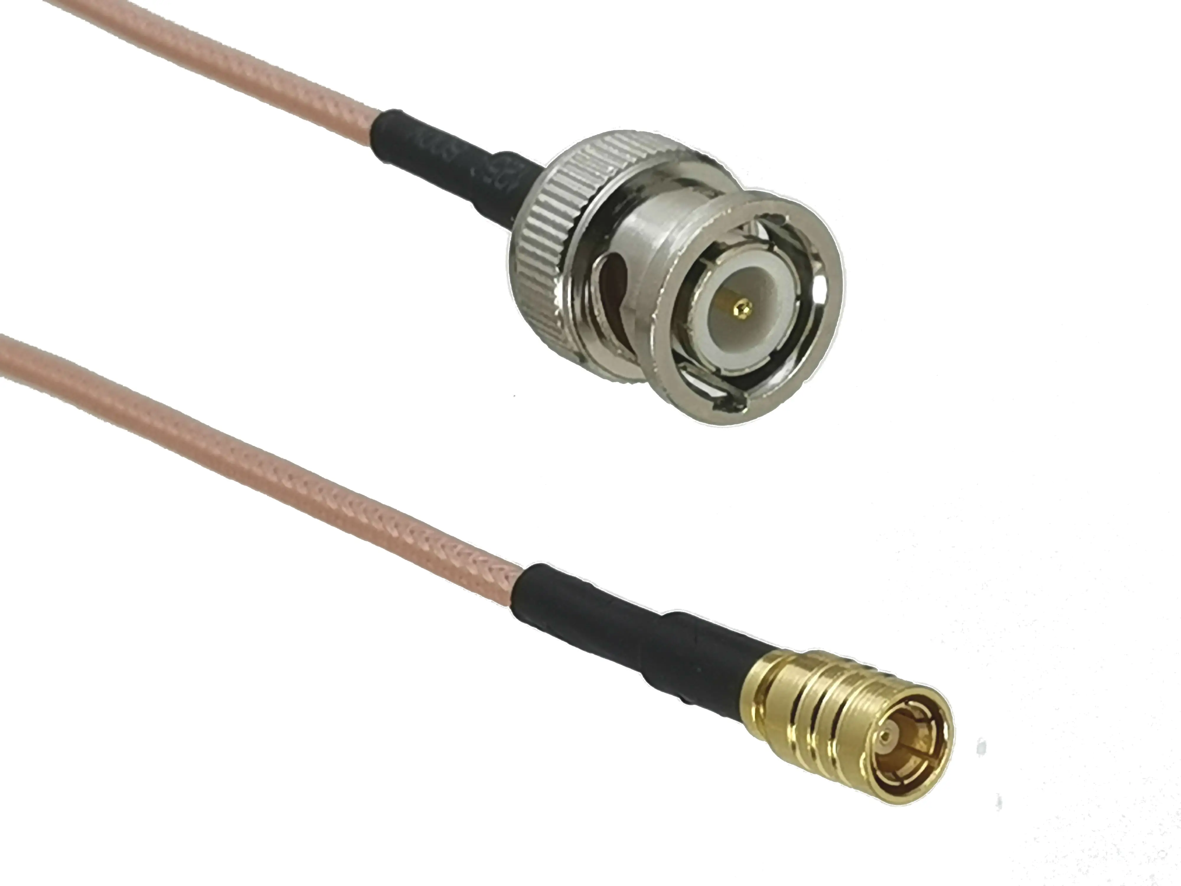 cable BNC male plug to SMB female jack straight crimp RG316 RF pigtail 4inch~10M