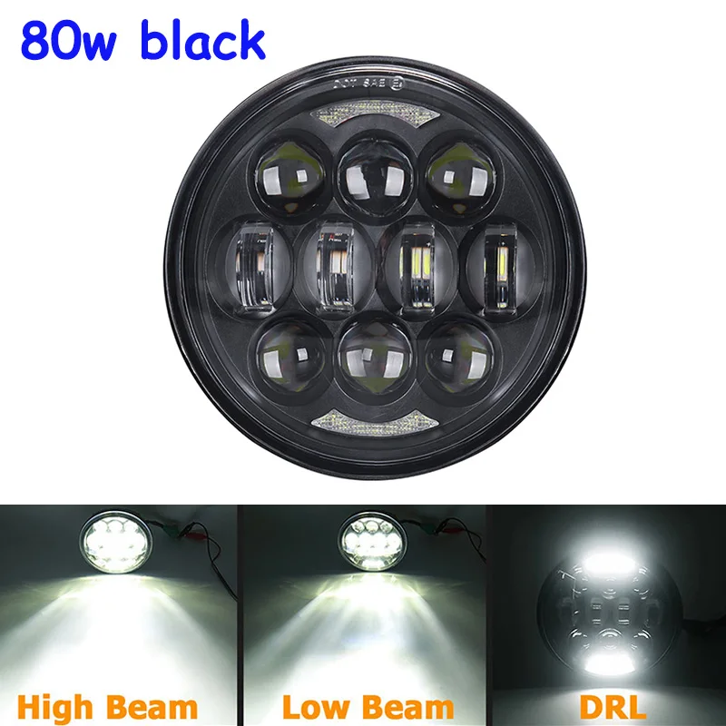 Newest A 5.75 Inch Motorcycle LED Headlight for Dyna Softail Sportster 883 XL883 FXCW 5 3/4\