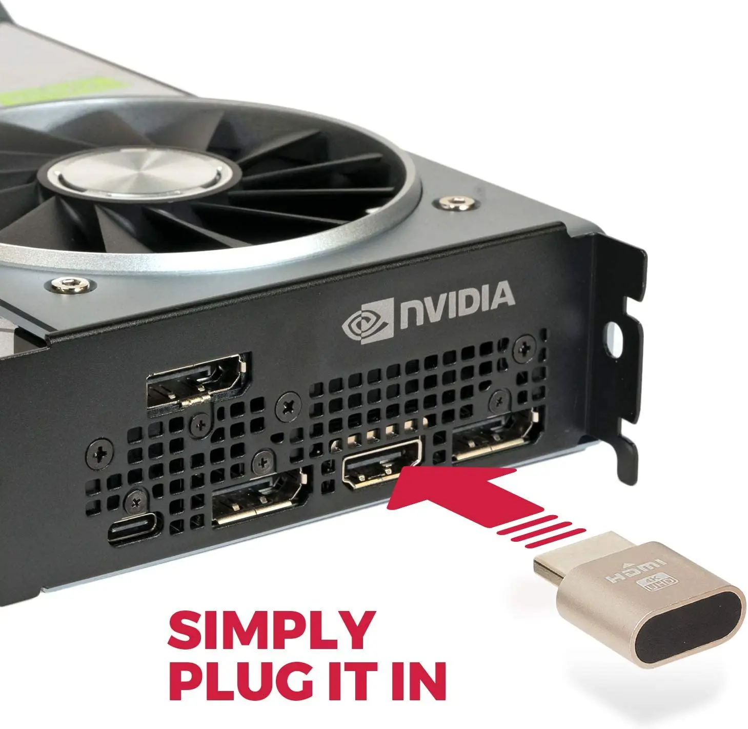 Rgeek display led hdmi exibição virtual 4k hdmi ddc edid manequim plug display led cheat plugue virtual hdmi manequim emulador adaptador