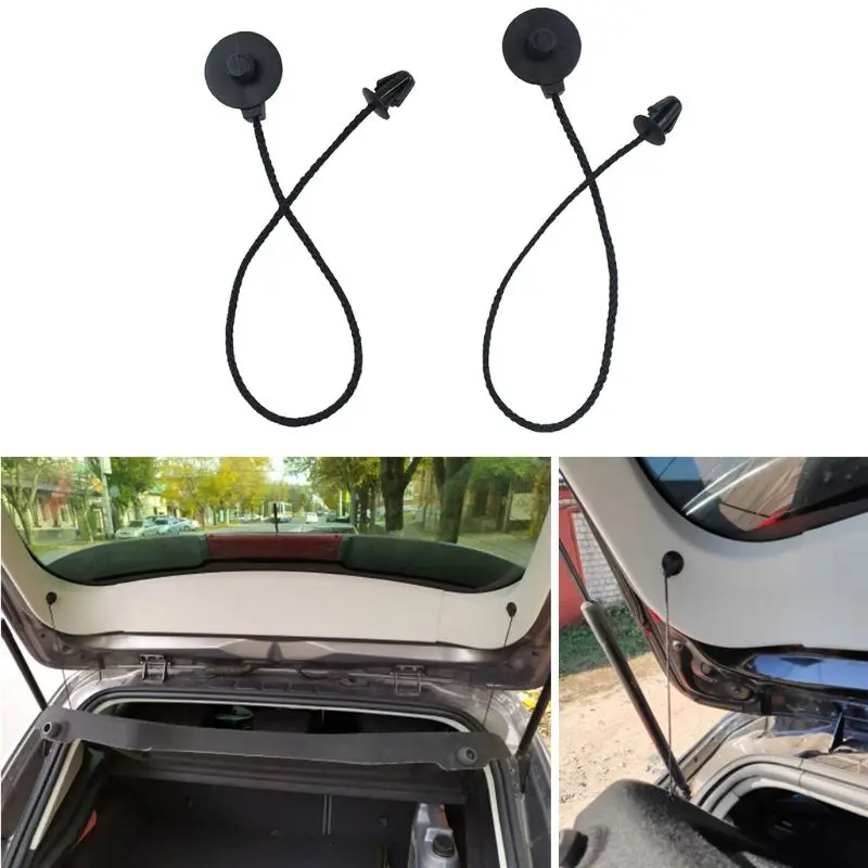 

2Pcs Rear Trunk Storage Package Tray Tie Strap Parcel Shelf String for Ford Focus Hatchback 2012-2017 C45