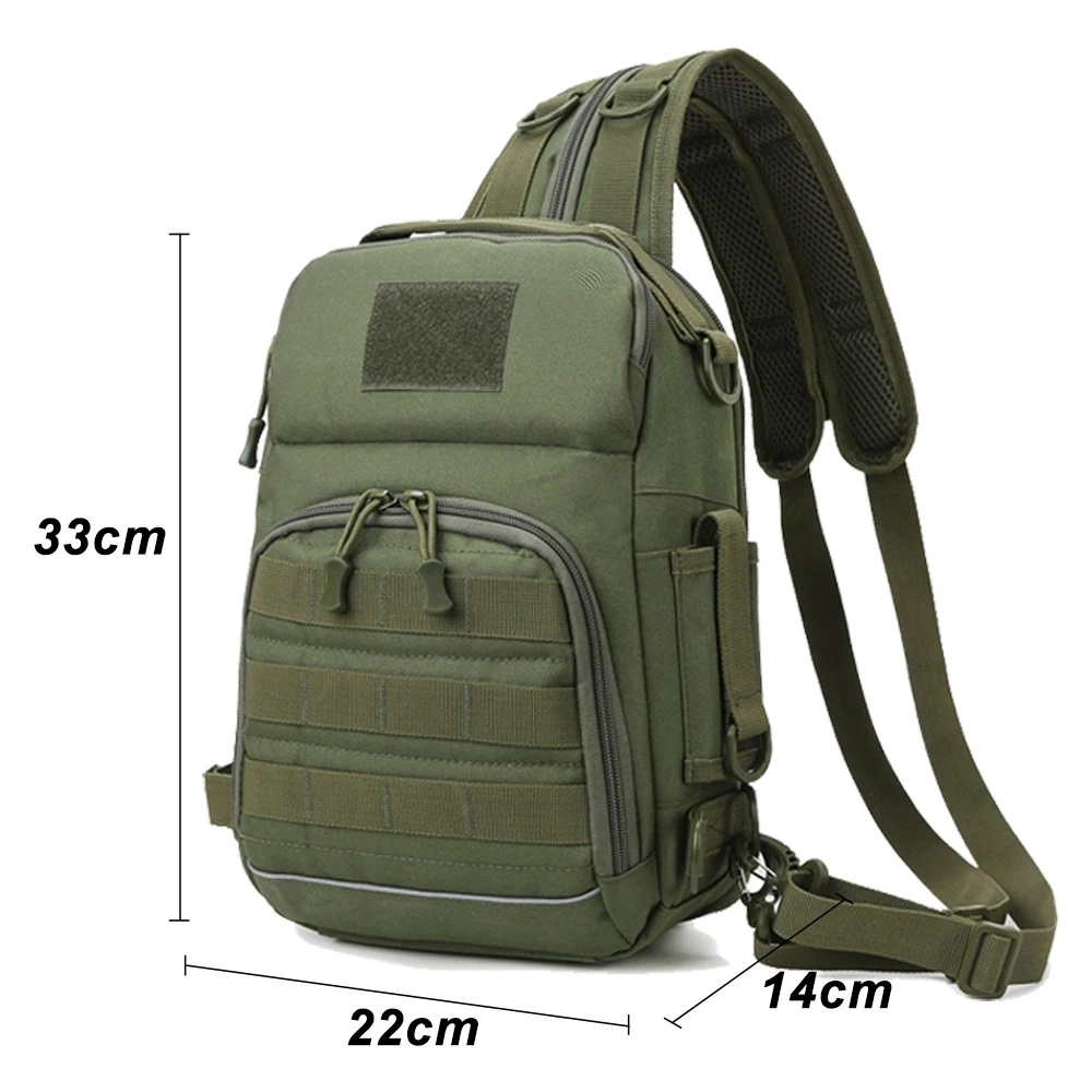 Outdoor  Shoulder Bag Sports Climbing Backpack Shoulder Tactical Hiking Camping Hunting Daypack Fishing Backpack X114D