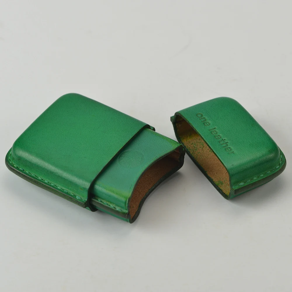 one leather exquisite cowhide eleven pcs Cigarette Case Cigar Case W1824-19
