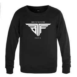 Voltar para o futuro bttf moletom masculino primavera outono manga longa o pescoço pulôver casual homem streetwear esporte fitness com capuz