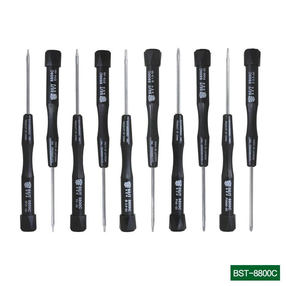 BST-8800C Precision screwdriver Set 10 in 1 For Macbook Pro Laptop For Samsung Cellphone Repair Tool