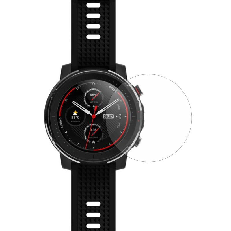 

Защитная пленка для экрана из закаленного стекла для Xiaomi Huami AMAZFIT Stratos 3 Smartwatch GPS Sport Smart Watch