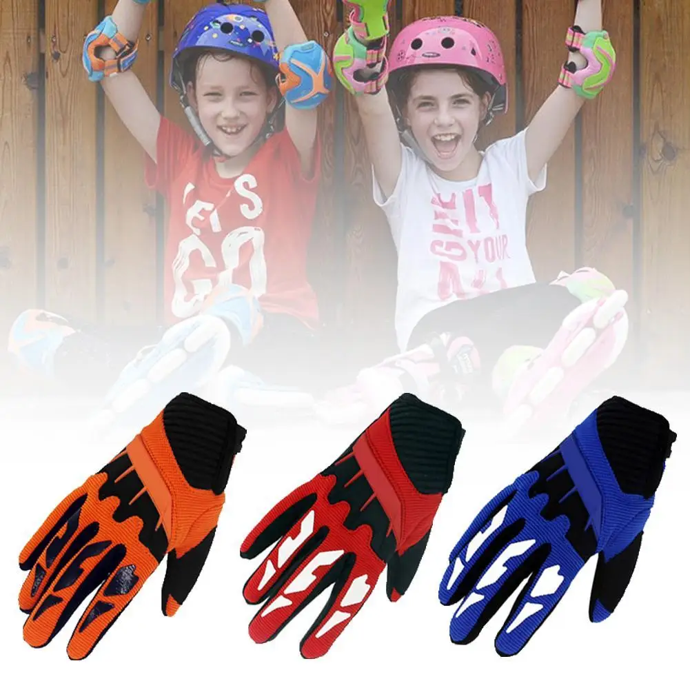 3 to 12 years old Children Kids Skating Scooter Bicycle Cycling Full Finger Gloves Warm Equipment Clothing Accessory