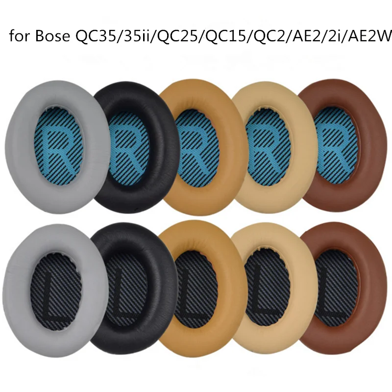 Ohr Pads Ersatz Kissen für Bose QuietComfort Kopfhörer QC35/35ii/QC25/QC15/QC2/AE2/2i/AE2W Supreme Komfort Extra Langlebig