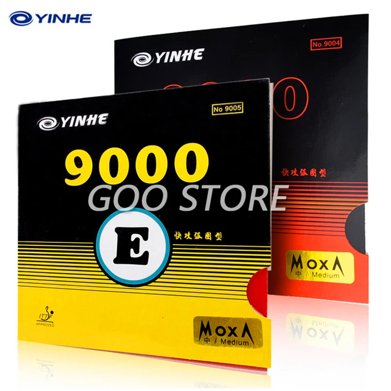 YINHE 9000 Table Tennis Rubber Sticky Quick Attack Loop pips-in Galaxy 9000D 9000E Yinhe ping pong sponge