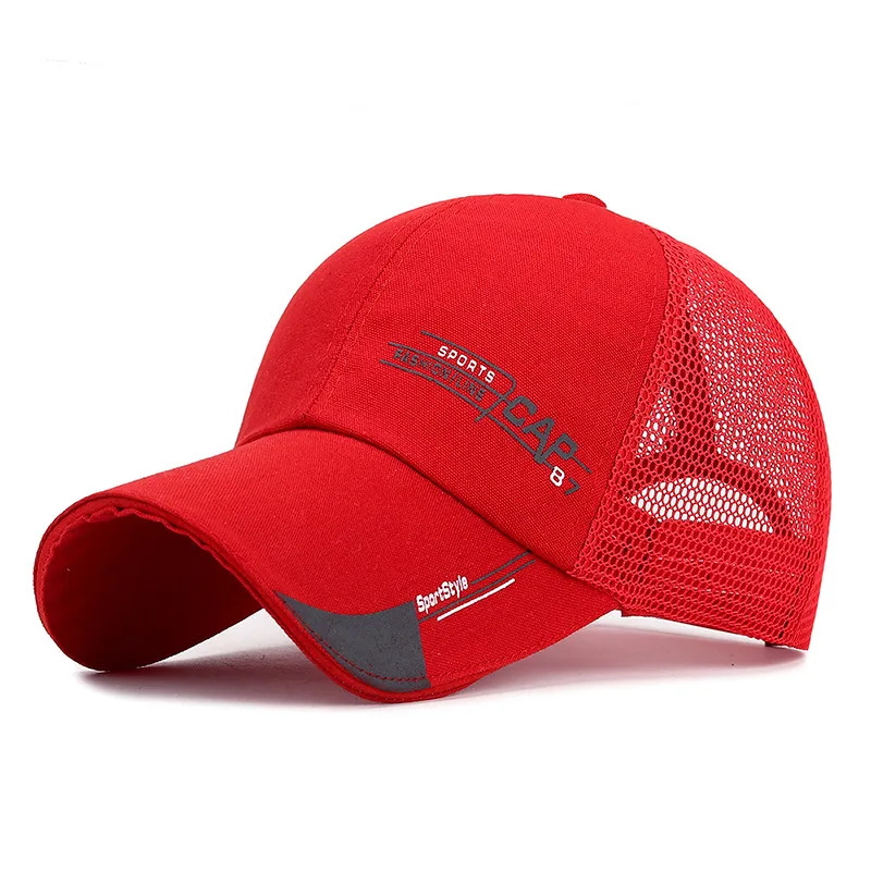 Summer Baseball Cap for Men with Mesh Breathable Unisex  Snapback Hat Outdoor Hip-Hop Bone Gorras Cap Women