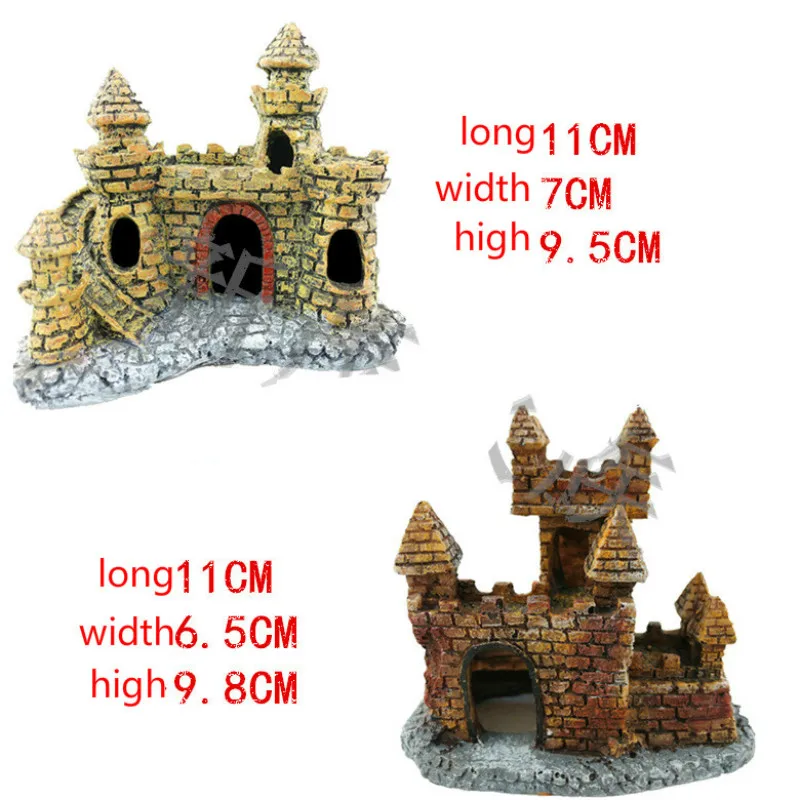 

Castle Resin Crafts for Fish Tank, Ornamental Simulation, Aquarium Decoration, Villa