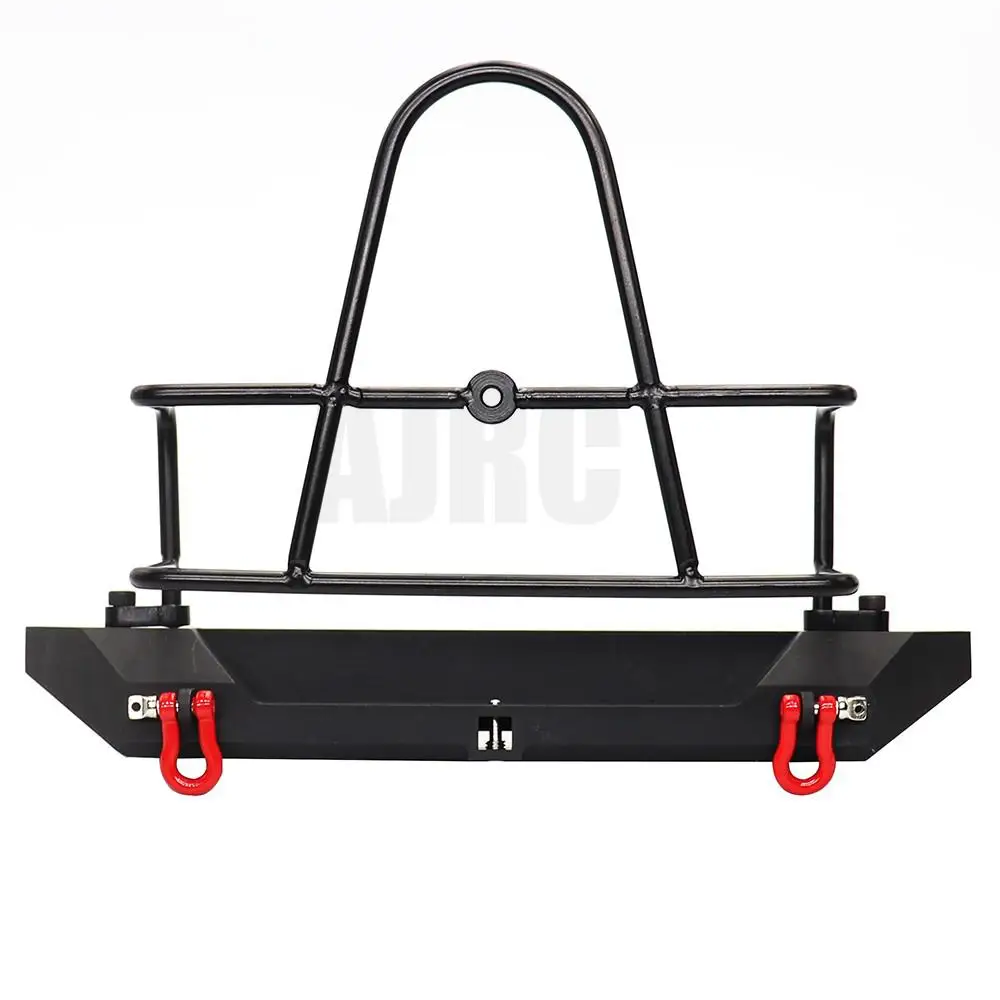 Djrc Metal Front Rear Bumper With Tow Hook For 1/10 Rc Crawler Axial Scx10 90046 Scx10 Iii Axi03007 Upgrade Parts