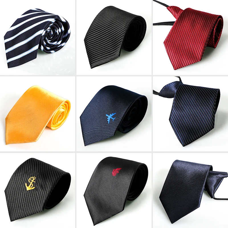 Fashion Style Men Popular Brand Business Office Ties Shirts Uniform Accessories Male Airplane Captain Pilot Costume Tie