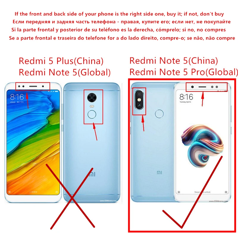 For Xiaomi Redmi Note 5 Lcd Display Digitizer Assembly With Frame For Redmi Note 5 Pro Display Replacement Repair Parts