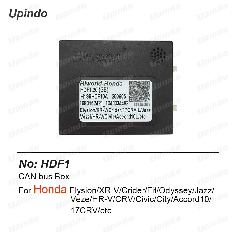 CAN Bus Box decoder Adapter For Honda Elysion XR-V Crider CRV Jazz Vezel HR-V Civic Accord Freed Greiz Car stereo Android Radio